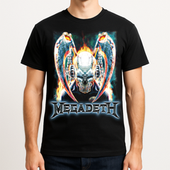 Camiseta MEGADETH C2 fio 30.1 Premium Super