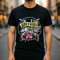 Camiseta Guns N' Roses fio 30.1 Premium Super