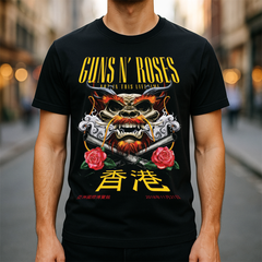 Camiseta Guns N' Roses fio 30.1 Premium Super