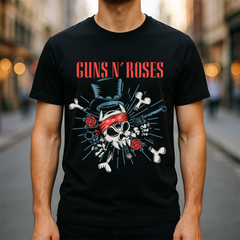 Camiseta Guns N' Roses fio 30.1 Premium Super