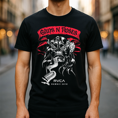 Camiseta Guns N' Roses fio 30.1 Premium Super