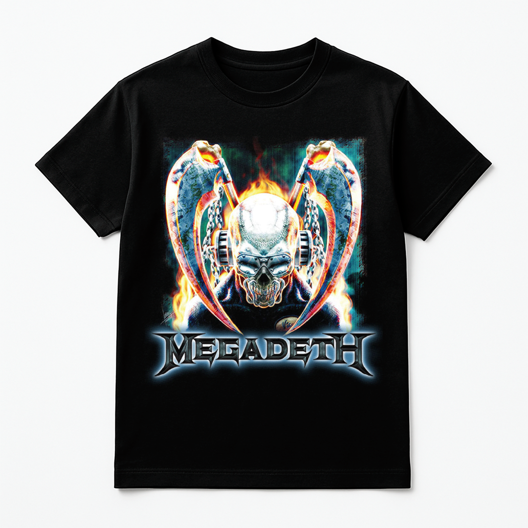 Camiseta MEGADETH C2 fio 30.1 Premium Super