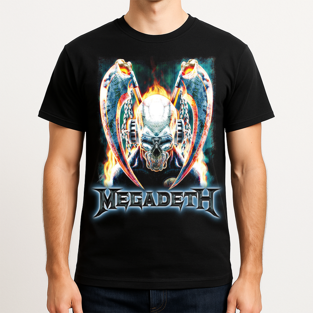 Camiseta MEGADETH C2 fio 30.1 Premium Super