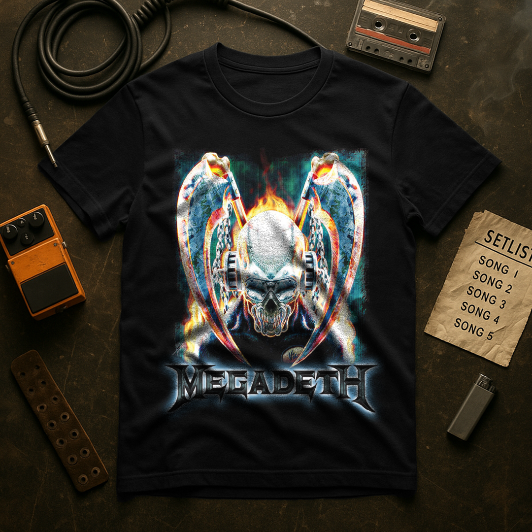 Camiseta MEGADETH C2 fio 30.1 Premium Super